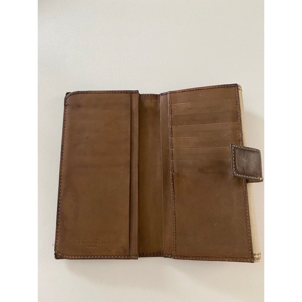 Christian Dior Trotter Print Long Wallet Authentic - Picture 4 of 12